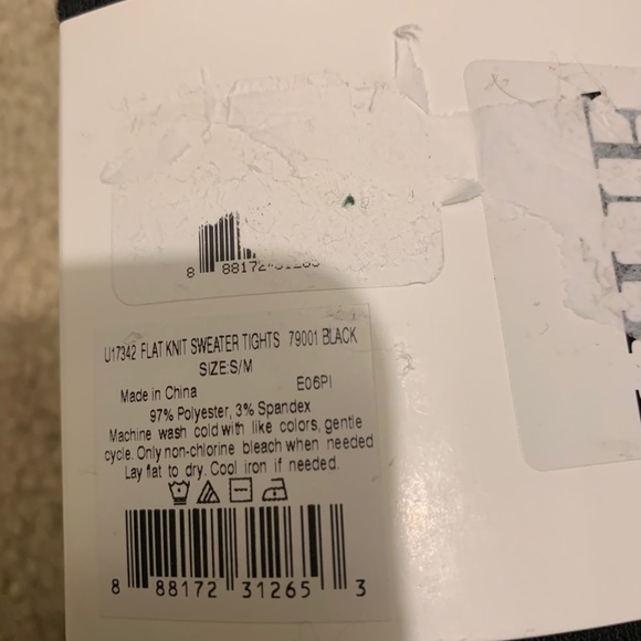 ✨HP✨ 2 PAIRS  Hue Flat Knit Sweater Tights bundle - Picture 4 of 7